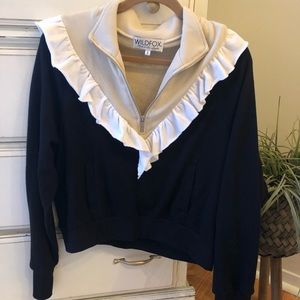 WildFox Ruffle Sweatshirt